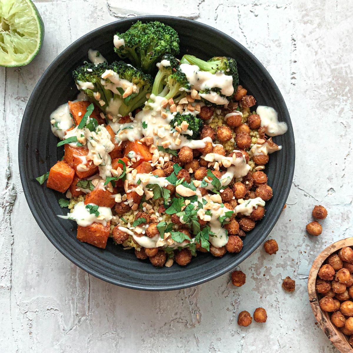 Mediterranean Chickpea Quinoa Bowl The Heart Dietitian