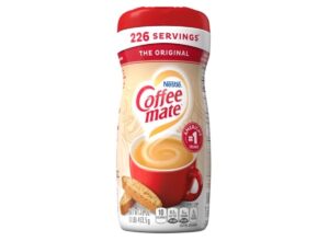 Bottle of Nestle Coffeemate creamer.