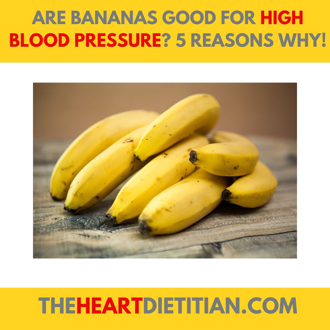 Bananas and deals blood pressure