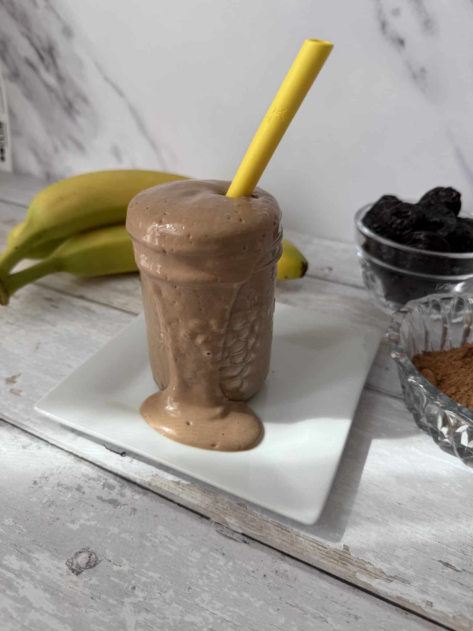 Blueberry Tofu Smoothie - The Heart Dietitian
